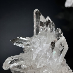 天然石インテリア　5.5cm 　アーカンソー産　水晶　クラスター　アイリス　原石　透明感 3枚目の画像