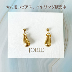 【JORIE】金属アレルギー対応　朝露（あさつゆ） ネックレス　サージカルステンレス刻印 7枚目の画像