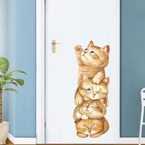 ウォールステッカー ST1 ネコ 愛猫 可愛い 癒す DIY 壁紙