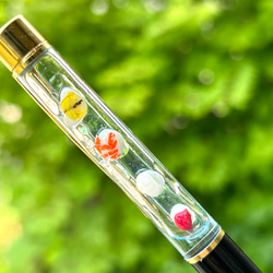 期間限定送料無料【贈り物に】夏❗️涼しげお寿司ハーバリウムボールペン 1枚目の画像