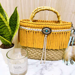 大容量♪ マクラメ✖️ロシアヤーン　ズパゲッティ　トートバッグ fbe476f33b3c5a928d1216a7ecbdcb