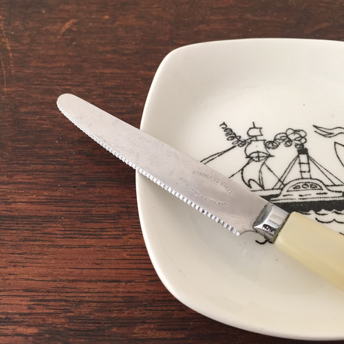 ★ アンティーク　ナイフ　& フォーク　★ カトラリー　バター　ビンテージ アンティーク バターナイフ カトラリー（utw1057