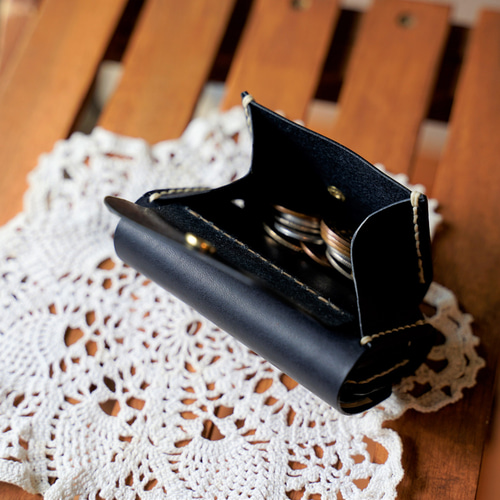 三つ折り財布 ネイビー/ホワイト 二つ折り財布 メンズ 通販 財布 サイフ ブランド デイライト ミニ財布