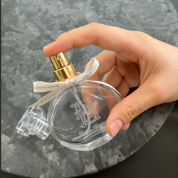 【名入れ】イニシャル香水ボトル・ガラスアトマイザー・アロマ 2枚目の画像