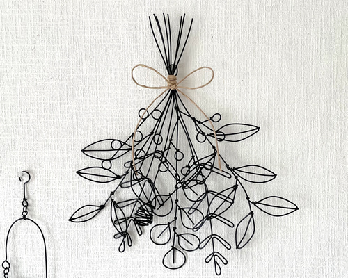 大きなグリーンスワッグ ワイヤークラフト スワッグ にこちゃん 通販