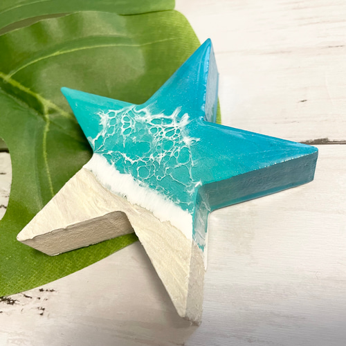 レジンアート海(星) 星の海 レジンアート オーシャンアート② Umi Ocean resin artist