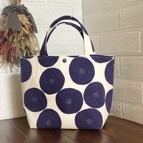 あんぱん柄ミニトートバッグ （只今値下げ中 母の日プレゼント  