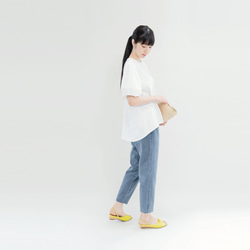 接触冷感 紫外線防止 楽なのにきちんと見える 大人の上質チュニック 2色 半袖 ●CILENE● 3枚目の画像