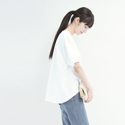 接触冷感 紫外線防止 楽なのにきちんと見える 大人の上質チュニック 2色 半袖 ●CILENE● 4枚目の画像