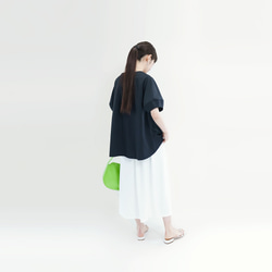 接触冷感 紫外線防止 楽なのにきちんと見える 大人の上質チュニック 2色 半袖 ●CILENE● 14枚目の画像