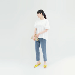 接触冷感 紫外線防止 楽なのにきちんと見える 大人の上質チュニック 2色 半袖 ●CILENE● 2枚目の画像