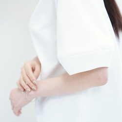 接触冷感 紫外線防止 楽なのにきちんと見える 大人の上質チュニック 2色 半袖 ●CILENE● 7枚目の画像