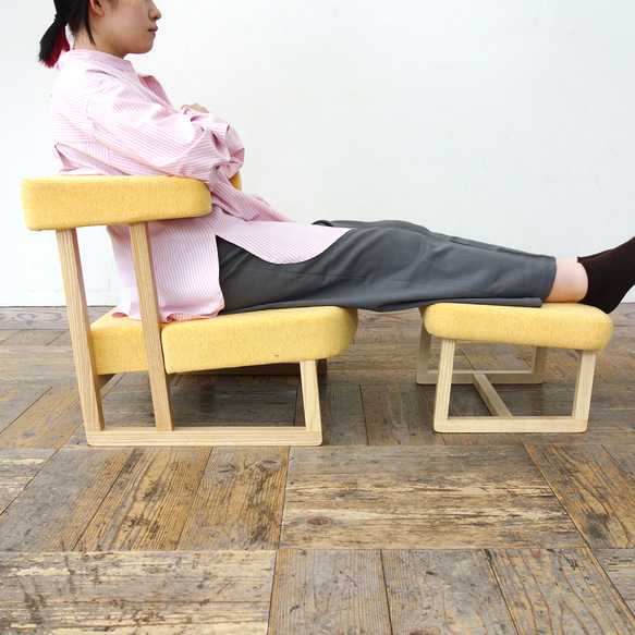 Kosuke sofa & Ottoman ( natural × AN-yellow ) 第2張的照片