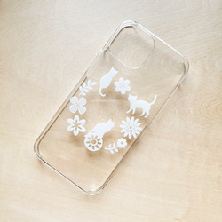 iPhone15対応 ◆ねこ◆ クリアハードケース 2枚目の画像