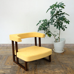 Kosuke sofa & Ottoman ( brown × AN-yellow) 第3張的照片