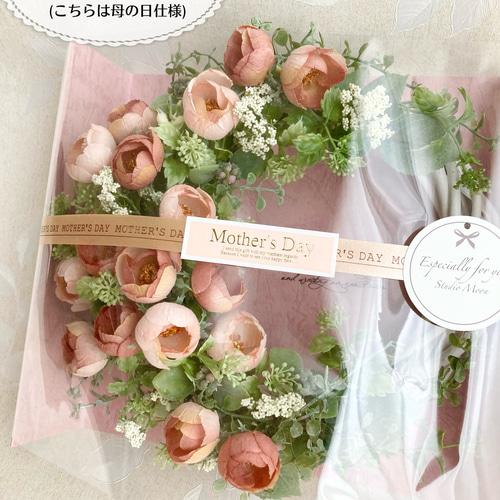 ドライタッチなバラのリース リース 工房 月 通販 15975065｜Creema