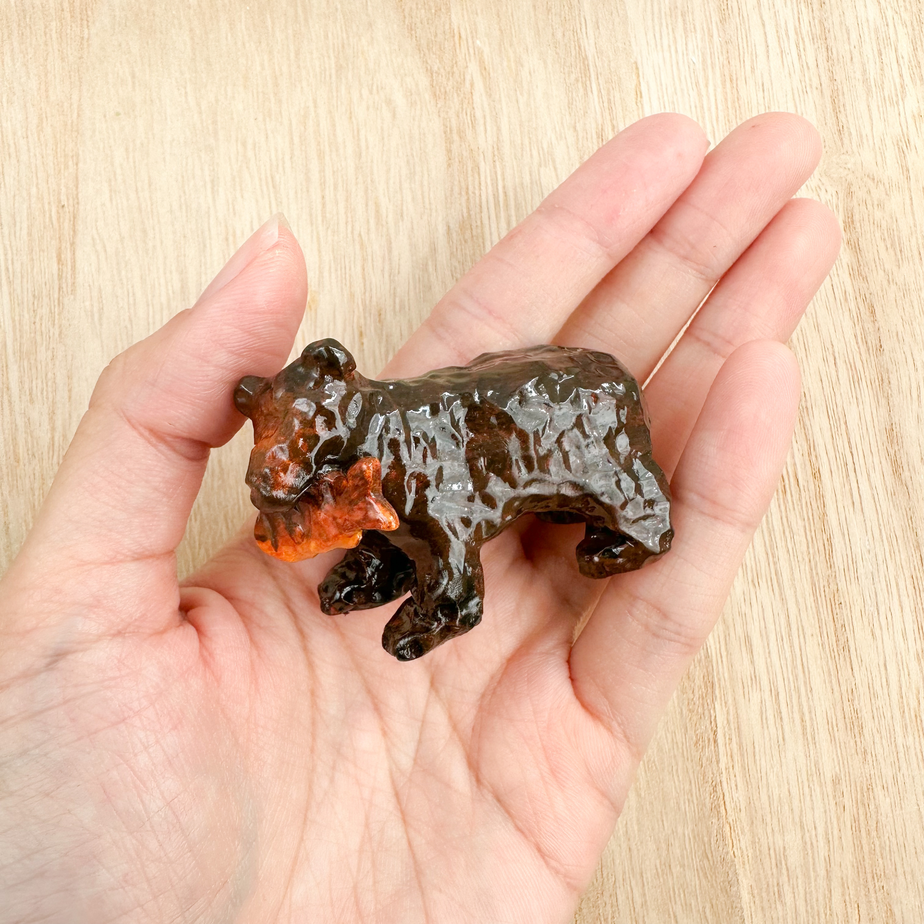 粘土でできた!?木彫りの熊 その他置物 日なたの窓 通販 15975089