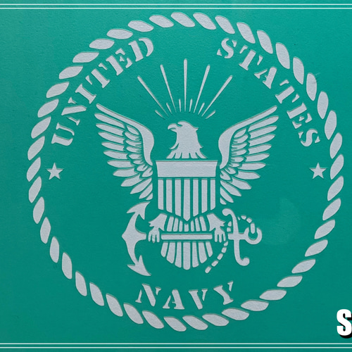 スペシャル◎ 40s US.NAVY us.navy 米軍 ステンシル バラック