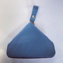 Dog ear coin case〜犬の耳の様な可愛いフォルムのコインケース〜(姫路レザー) 2枚目の画像