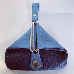 Dog ear coin case〜犬の耳の様な可愛いフォルムのコインケース〜(姫路レザー) 1枚目の画像