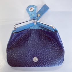 Dog ear coin case〜犬の耳の様な可愛いフォルムのコインケース〜(姫路レザー) 4枚目の画像