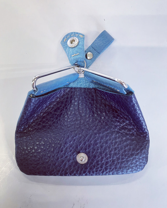 Dog ear coin case〜犬の耳の様な可愛いフォルムのコインケース〜(姫路レザー) 4枚目の画像