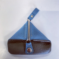 Dog ear coin case〜犬の耳の様な可愛いフォルムのコインケース〜(姫路レザー) 1枚目の画像