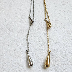 drop stainless necklace R5N001 11枚目の画像