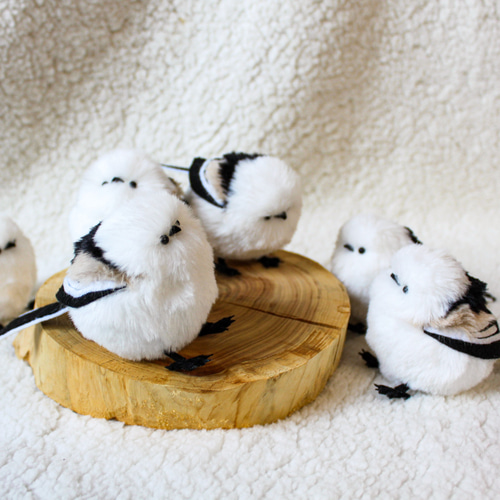 お気に入りの 白猫（White Cat）のミニぬいぐるみ 14cm バックチャーム付き ぬいぐるみ