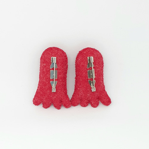 フェルトマスコット 刺繍 ブローチ タコさんウインナー ブローチ