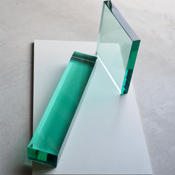 分厚い板ガラス　☆ガラス素材☆ディスプレイ素材☆積層ガラス　ガラスブロック 3枚目の画像