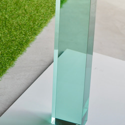 分厚い板ガラス　☆ガラス素材☆ディスプレイ素材☆積層ガラス　ガラスブロック 2枚目の画像
