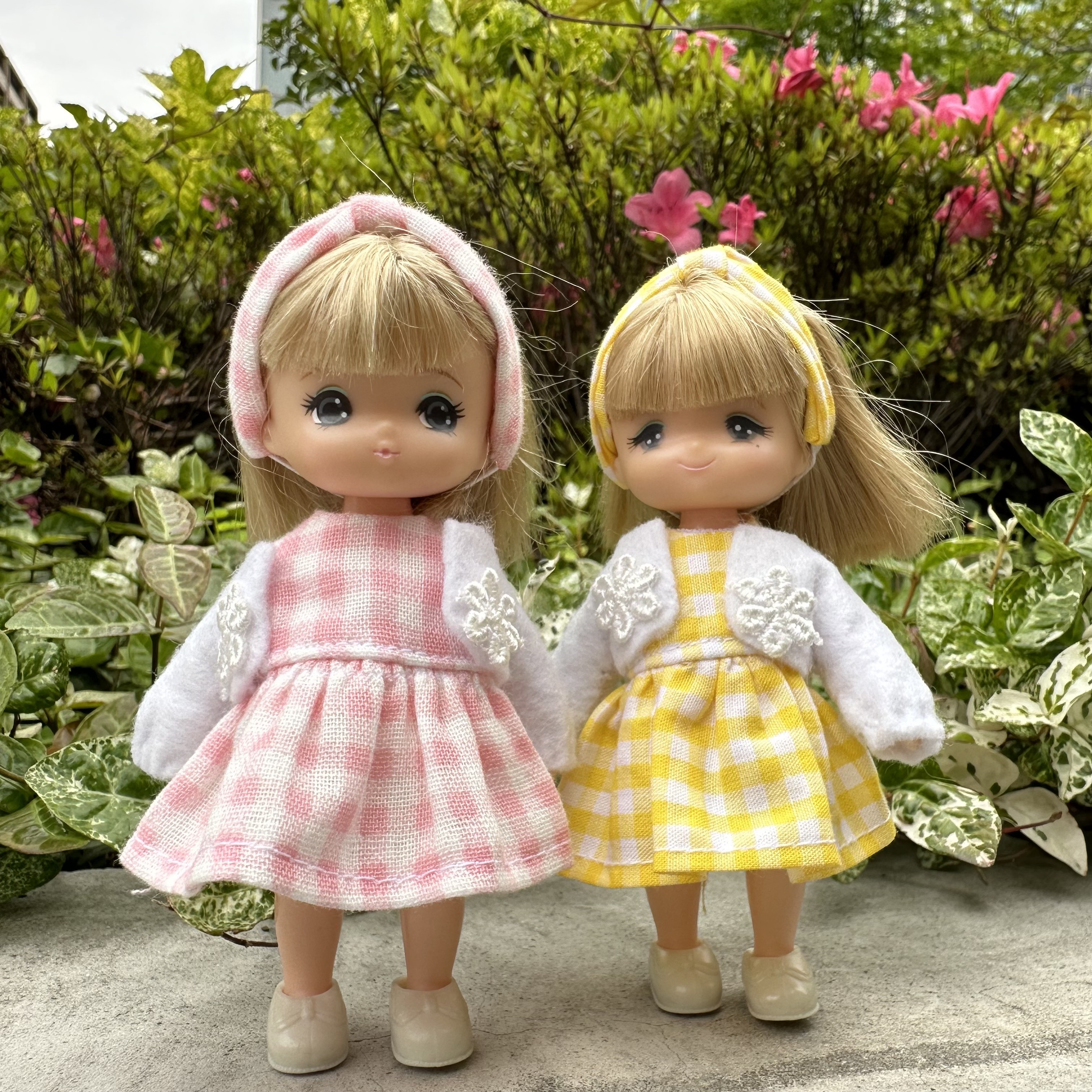 M2321 ミキちゃんマキちゃん ハンドメイド 服 チェック