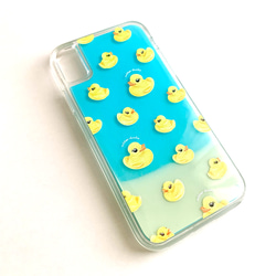 動画あり✳︎うごく✳︎ひかる✳︎iPhoneケース『rubber duck』 3枚目の画像