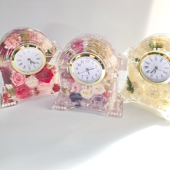 訳あり☆ハーバリウム☆美麗☆ Flower clock☆よりどり2点セット！！大幅値下げ 9枚目の画像