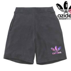 【azides/ハーフパンツ】8.4ozアジデスコスモ スウェット 面白い おもしろ パロディ うける プレゼント 2枚目の画像