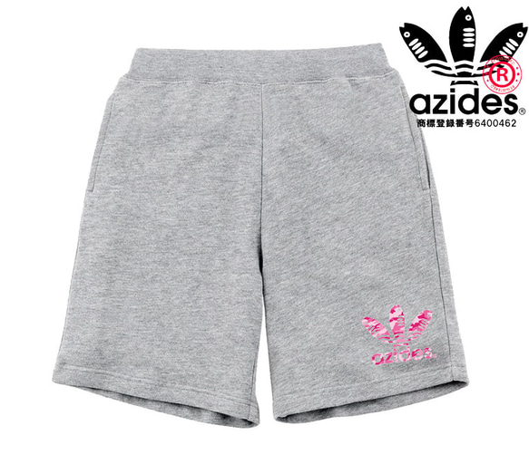 【azides/ハーフパンツ】8.4ozアジデス迷彩 スウェット 面白い おもしろ パロディ うける プレゼント 6枚目の画像