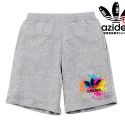 【azides/ハーフパンツ】8.4ozアジデスペイント スウェット 面白い おもしろ パロディ うける プレゼント 2枚目の画像