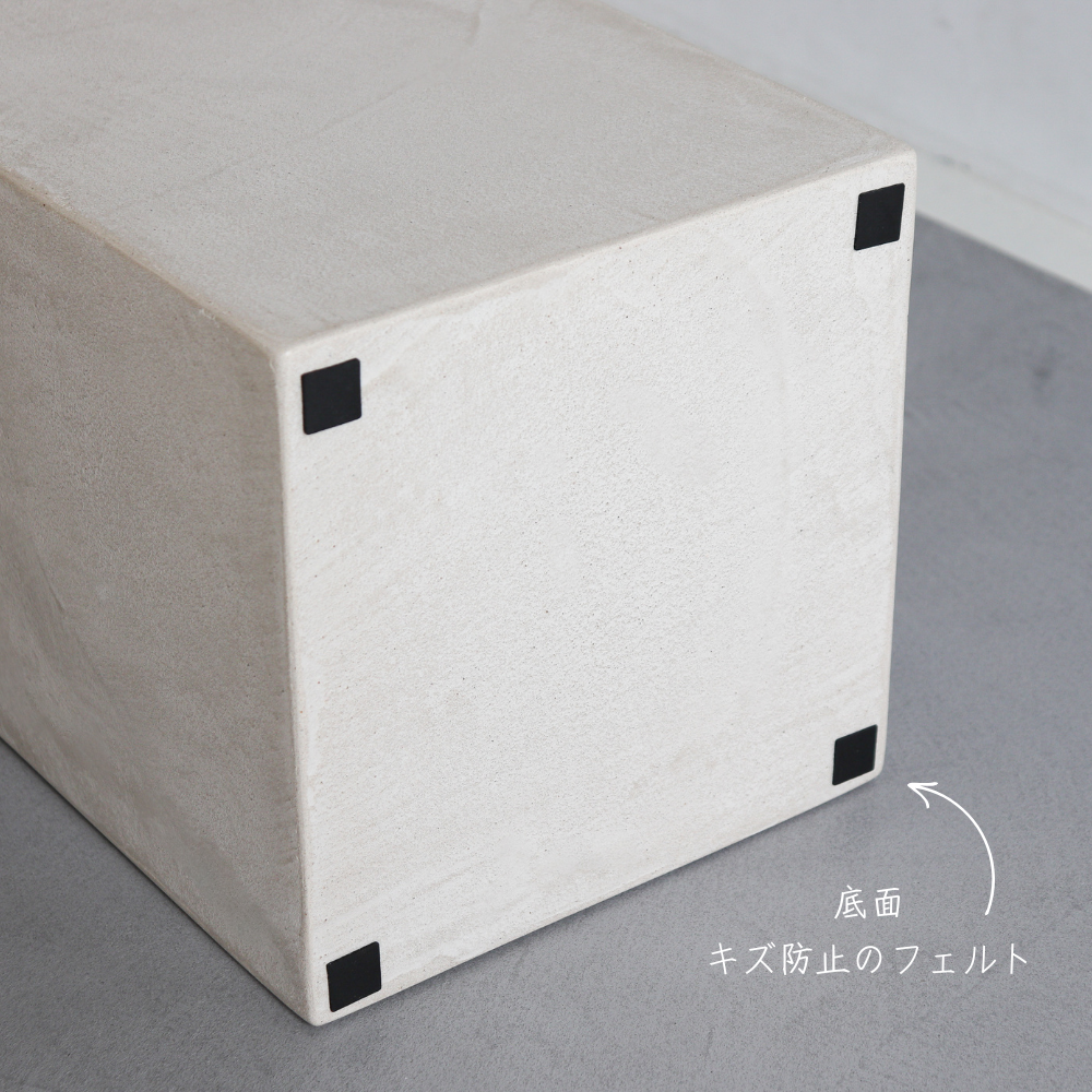 ディスプレイテーブル W200㎜×D200㎜×H400㎜～H700㎜ モールテックス サイドテーブル