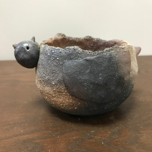 盆栽鉢　時代陶一手捻り盆栽鉢小品盆栽山野草鉢植木鉢多肉植物 盆栽鉢 時代手捻りマーブル六角ミニ盆栽鉢在名陶一山野草お洒落