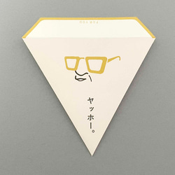 三角ぽち袋・封筒・メモ入れ　小銭用にぴったり！6枚セット　　 #ぽち袋 #封筒 #手紙 #お祝い #ギフト #プレゼント 5枚目の画像