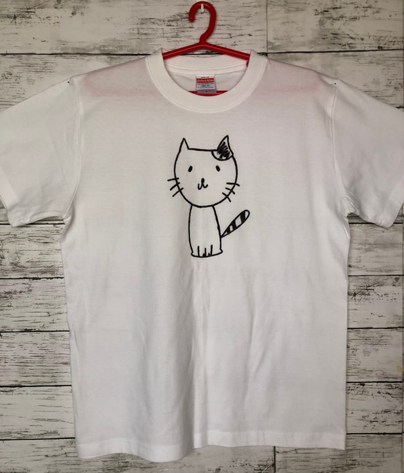 Tシャツ　ねこ　 2枚目の画像