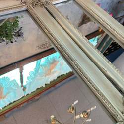 アンティークな部屋  おしゃれな鏡 三面鏡 ④ ウォールミラー 2WAY 折畳み式 壁掛け鏡 置き鏡 9枚目の画像