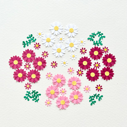 クラフトパンチ 可愛い小さなお花〜デイジー 寄せ書き アルバム その他