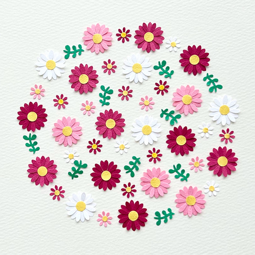 クラフトパンチ 可愛い小さなお花〜デイジー 寄せ書き アルバム その他