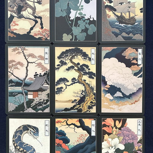 浮世絵スタイルルノルマン第4版 ルノルマンカード 占術 和風 日本