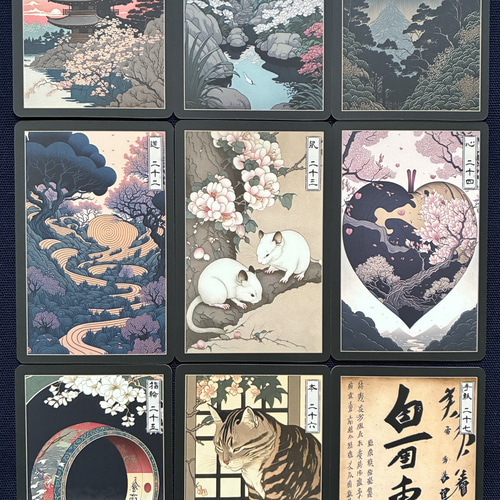 浮世絵スタイルルノルマン第4版 ルノルマンカード 占術 和風 日本