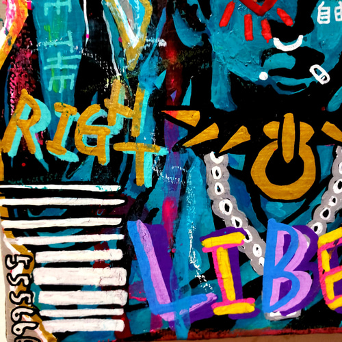 完売】Liberty 現代アート/イラスト/絵画/アート/ポップアート 完売】Liberty 現代アート/イラスト/絵画/アート/ポップアート