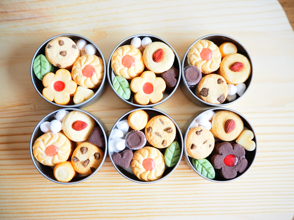 選べるミニチュアクッキー缶マグネット 3枚目の画像
