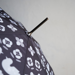 竹の傘 magyar black  晴雨兼用 長傘 ALCEDO 161046 日傘 雨傘 東欧柄 鳥 18枚目の画像
